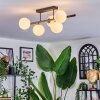 Chehalis Plafoniera, Lampada a sfera Bianco, 5-Luci