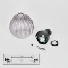Rafel Plafoniera Nero, 1-Luce