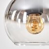 Koyoto Lampadario a sospensione, Lampada a sfera, Lampada a sospensione Écru, Nero, 4-Luci