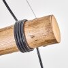 Koyoto Lampadario a sospensione, Lampada a sfera, Lampada a sospensione Écru, Nero, 4-Luci