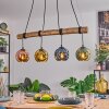Ripoll Lampadario a sospensione, Lampada a sfera, Lampada a sospensione Écru, Nero, 4-Luci