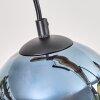 Koyoto Lampadario a sospensione, Lampada a sfera, Lampada a sospensione Écru, Nero, 4-Luci