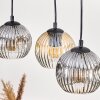 Ripoll Lampadario a sospensione, Lampada a sfera, Lampada a sospensione Écru, Nero, 5-Luci