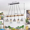 Ripoll Lampadario a sospensione, Lampada a sfera, Lampada a sospensione Écru, Nero, 5-Luci