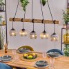 Ripoll Lampadario a sospensione, Lampada a sfera, Lampada a sospensione Écru, Nero, 5-Luci