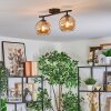 Koyoto Plafoniera, Lampada a sfera Ambrato, 2-Luci