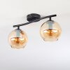 Koyoto Plafoniera, Lampada a sfera Ambrato, 2-Luci