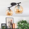 Koyoto Plafoniera, Lampada a sfera Ambrato, 2-Luci