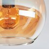 Koyoto Plafoniera, Lampada a sfera 37 cm Ambrato, 3-Luci