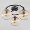 Koyoto Plafoniera, Lampada a sfera 37 cm Ambrato, Chiaro, 3-Luci