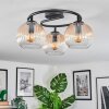Koyoto Plafoniera, Lampada a sfera 37 cm Ambrato, Chiaro, 3-Luci