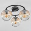 Ripoll Plafoniera, Lampada a sfera Ambrato, Chiaro, 3-Luci