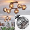 Ripoll Plafoniera, Lampada a sfera Grigio fumo, 6-Luci