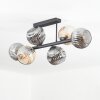 Ripoll Plafoniera, Lampada a sfera Ambrato, Grigio fumo, 6-Luci