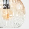 Ripoll Plafoniera, Lampada a sfera Ambrato, Chiaro, Grigio fumo, 6-Luci
