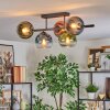 Koyoto Plafoniera, Lampada a sfera Blu, Verde, Chiaro, Ramato, 5-Luci