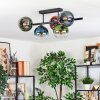 Koyoto Plafoniera, Lampada a sfera Blu, Verde, Chiaro, Ramato, 5-Luci