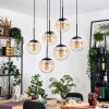 Gastor Lampadario a sospensione, Lampada a sfera, Lampada a sospensione Nero, 6-Luci