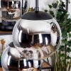Gastor Lampadario a sospensione, Lampada a sfera, Lampada a sospensione Nero, 6-Luci
