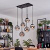 Gastor Lampadario a sospensione, Lampada a sfera, Lampada a sospensione Nero, 6-Luci