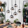 Gastor Lampadario a sospensione, Lampada a sfera, Lampada a sospensione Nero, 6-Luci