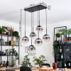 Gastor Lampadario a sospensione, Lampada a sfera, Lampada a sospensione Nero, 6-Luci