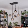 Gastor Lampadario a sospensione, Lampada a sfera, Lampada a sospensione Nero, 6-Luci