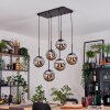 Gastor Lampadario a sospensione, Lampada a sfera, Lampada a sospensione Nero, 6-Luci