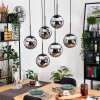 Gastor Lampadario a sospensione, Lampada a sfera, Lampada a sospensione Nero, 6-Luci