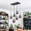 Gastor Lampadario a sospensione, Lampada a sfera, Lampada a sospensione Nero, 6-Luci