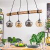 Ripoll Lampadario a sospensione, Lampada a sfera, Lampada a sospensione Écru, Nero, 4-Luci
