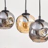 Ripoll Lampadario a sospensione, Lampada a sfera, Lampada a sospensione Écru, Nero, 4-Luci