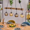 Ripoll Lampadario a sospensione, Lampada a sfera, Lampada a sospensione Écru, Nero, 4-Luci