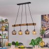 Ripoll Lampadario a sospensione, Lampada a sfera, Lampada a sospensione Écru, Nero, 4-Luci