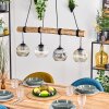 Ripoll Lampadario a sospensione, Lampada a sfera, Lampada a sospensione Écru, Nero, 4-Luci
