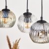 Ripoll Lampadario a sospensione, Lampada a sfera, Lampada a sospensione Écru, Nero, 4-Luci