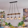 Ripoll Lampadario a sospensione, Lampada a sfera, Lampada a sospensione Écru, Nero, 4-Luci
