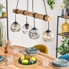 Ripoll Lampadario a sospensione, Lampada a sfera, Lampada a sospensione Écru, Nero, 4-Luci