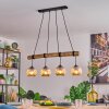 Ripoll Lampadario a sospensione, Lampada a sfera, Lampada a sospensione Écru, Nero, 4-Luci