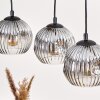 Ripoll Lampadario a sospensione, Lampada a sfera, Lampada a sospensione Écru, Nero, 4-Luci