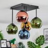 Koyoto Plafoniera, Lampada a sfera 37 cm Blu, Oro, Verde, Ramato, 5-Luci