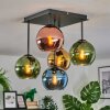 Koyoto Plafoniera, Lampada a sfera 37 cm Blu, Oro, Verde, Ramato, 5-Luci