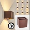 Tamarin Lampada da parete per esterno, Applique LED Ruggine, 2-Luci