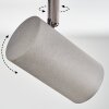 Javel Plafoniera, Faretto da soffitto Cromo, Grigio, Nero, 4-Luci