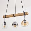 Ripoll Lampadario a sospensione, Lampada a sfera, Lampada a sospensione Écru, Nero, 3-Luci