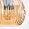 Ripoll Lampadario a sospensione, Lampada a sfera, Lampada a sospensione Écru, Nero, 3-Luci