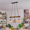 Ripoll Lampadario a sospensione, Lampada a sfera, Lampada a sospensione Écru, Nero, 3-Luci
