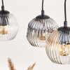 Ripoll Lampadario a sospensione, Lampada a sfera, Lampada a sospensione Écru, Nero, 3-Luci