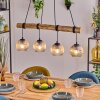 Ripoll Lampadario a sospensione, Lampada a sfera, Lampada a sospensione Écru, Nero, 4-Luci