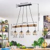 Ripoll Lampadario a sospensione, Lampada a sfera, Lampada a sospensione Écru, Nero, 4-Luci